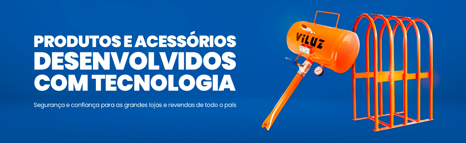 Banner 'Produtos e acessórios desenvolvidos com tecnologia'